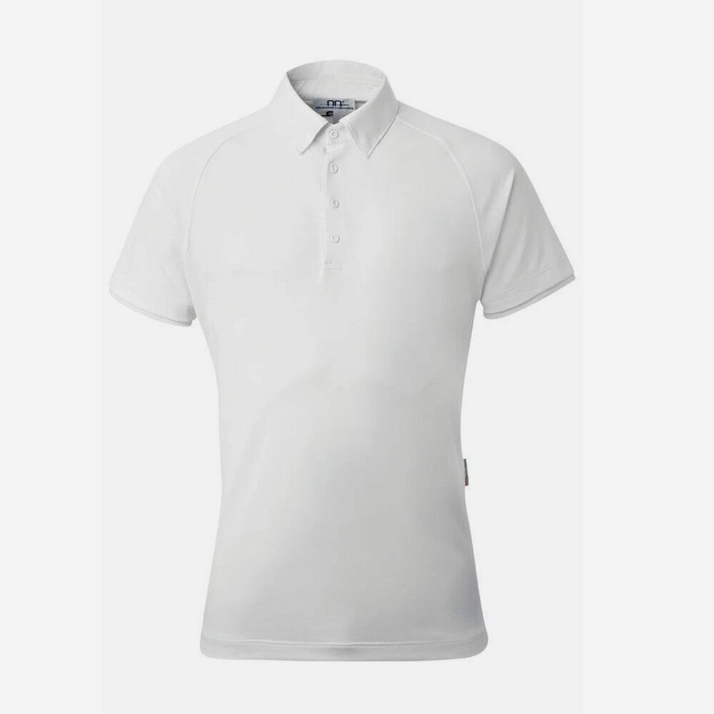 ALESSANDRO ALBANESE Mens White Polo Shirt XXL NWT Short Sleeve Show Polo
